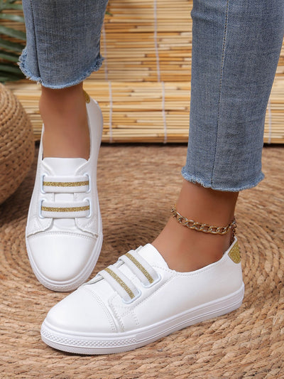 Zapatos Blancos Casuales Slip-On Cómodos y Versátiles - Image 17