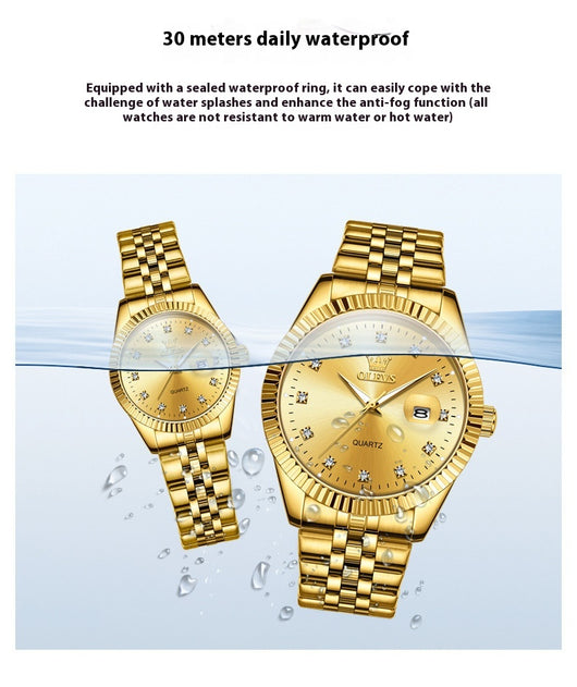 Reloj de Pareja para San Valentín - Diseño Moderno Resistente al Agua - Image 18