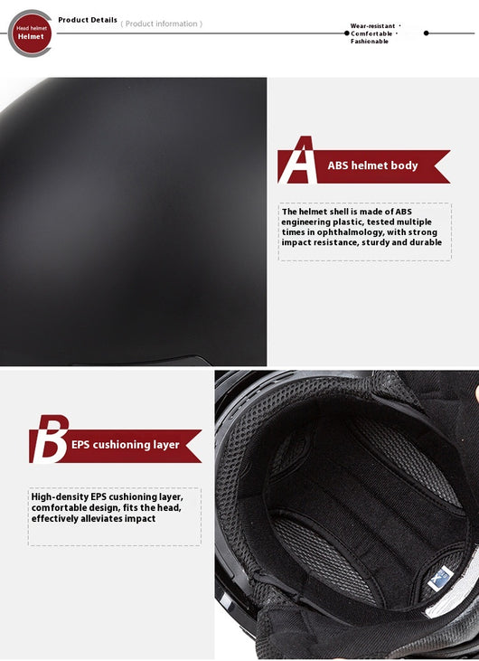 Sistema de Sujeción de Casco Motorcycle American Cruise con Arnés de Seguridad - Image 10