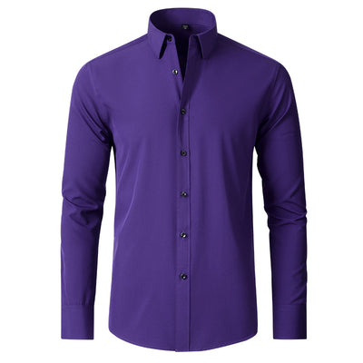 Camisa Ejecutiva Elástica Sin Planchado Antiarrugas Hombre - Image 37
