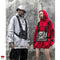 Sudadera Holgada con Capucha y Bordado de Letras