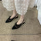 Zapatos Elegantes con Punta Fina y Hebilla para Mujer