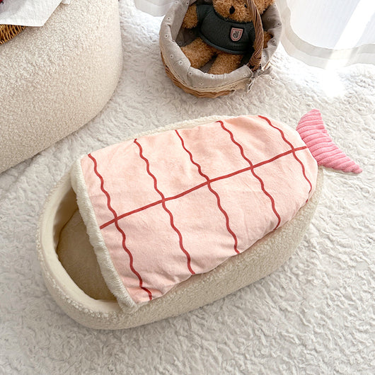 Cama Térmica para Mascotas Estilo Sushi - Nido Removible Todo Clima - Image 7