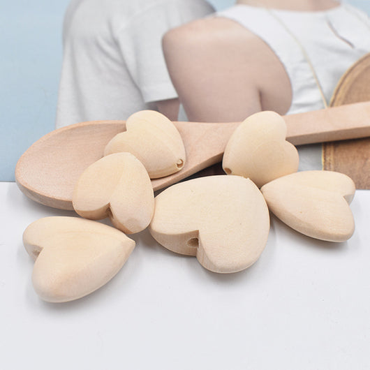 Accesorios DIY Corazones de Madera 20-40MM - Image 7
