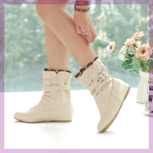 Botas Planas para Niñas Escolares - Image 3