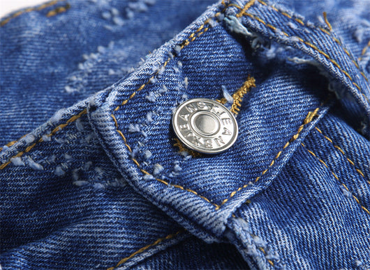 Pantalones Skinny Denim con Bordado de Perlas - Estilo Urbano Trendy - Image 18
