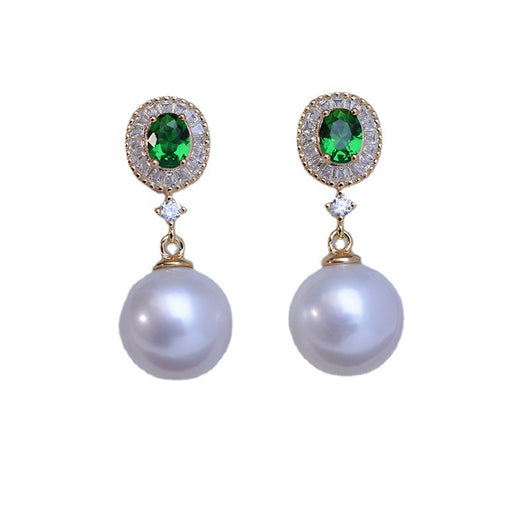 Aretes de Perlas de Agua Dulce Blancas Perfectas 10-11mm - Image 5