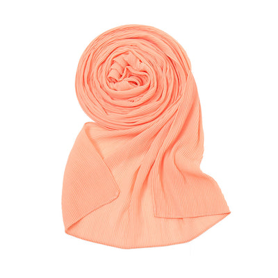 Pañuelo Plisado de Gasa Perlada - Chal Protector Solar para Mujer - Image 14