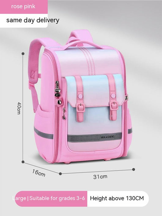 Mochila Escolar Ergonómica de Gran Capacidad con Protección Dorsal para Primaria - Image 10