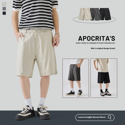 Shorts Casuales de Lyocell para Hombre - Comodidad de Verano Premium