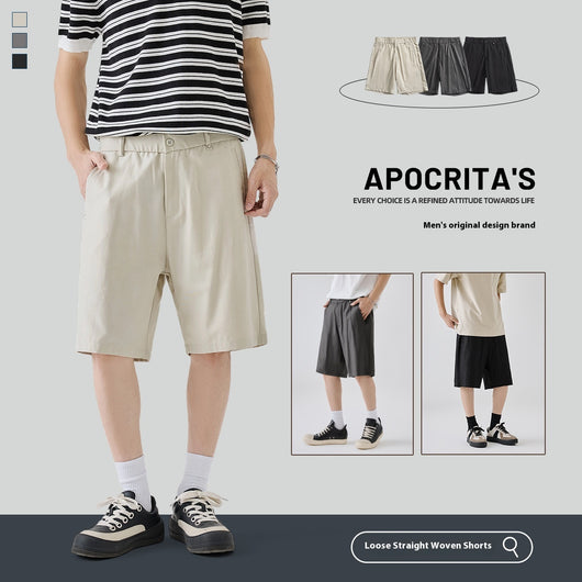 Shorts Casuales de Lyocell para Hombre - Comodidad de Verano Premium
