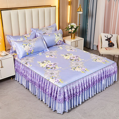 Juego de Cama de 3 Piezas con Sábana Bajera de Fibra Viscosa Premium - Image 18