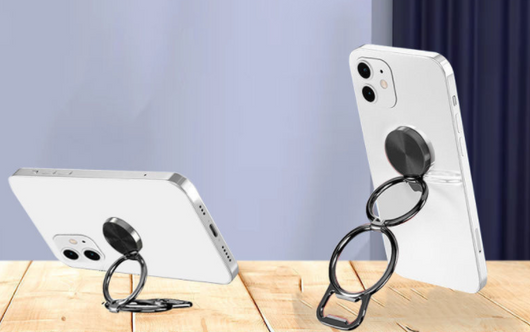 Soporte Metálico Plegable para Teléfono y Tablet con Anillo Adhesivo - Image 10