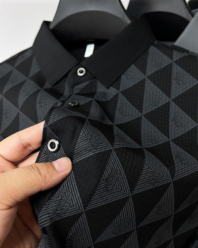 Camisa Manga Larga Ice Silk Slim Fit para Hombre - Image 16