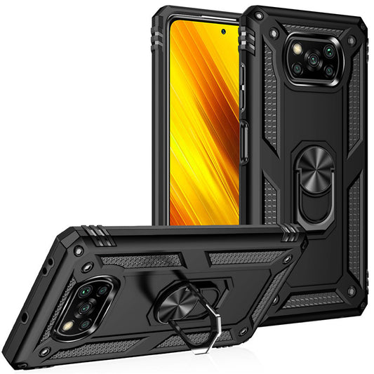 Funda Protectora con Anillo Magnético Anti-caídas para Celular