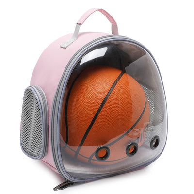 Mochila Transportadora Transparente para Mascotas Pequeñas - Hámster, Conejillo de Indias, Conejo - Image 4