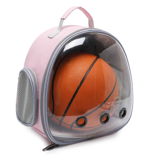 Mochila Transportadora Transparente para Mascotas Pequeñas - Hámster, Conejillo de Indias, Conejo - Image 4