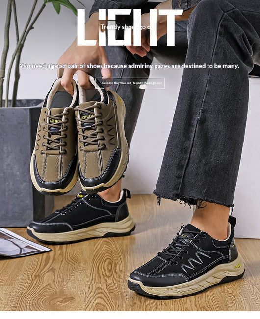 Tenis Casuales Impermeables Talla Grande para Hombre con Suela Reforzada - Image 19
