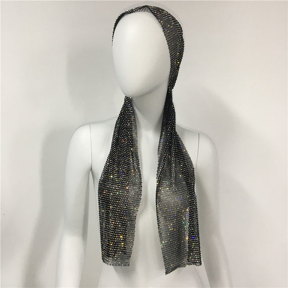 Banda Elástica para Cabello con Cristales Brillantes