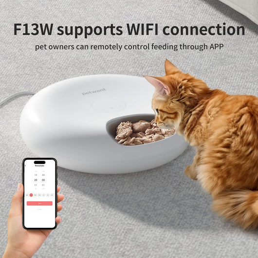 Comedero Automático Inteligente Donut Frost WiFi 6 para Gatos y Perros con Control por App - Image 13