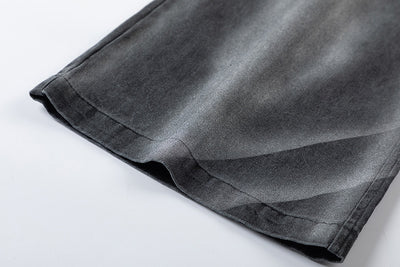 Pantalones Vaqueros Rectos Metal Spray High Street - Estilo Urbano - Image 17