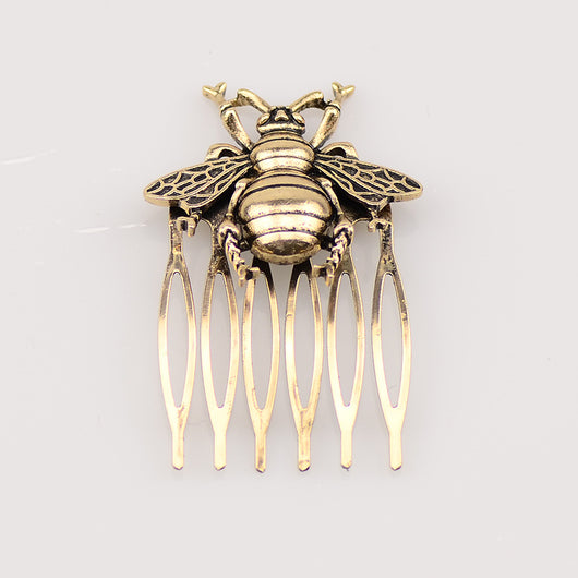 Peine de Aleación Estilo Abeja con Pasador Vintage - Image 11
