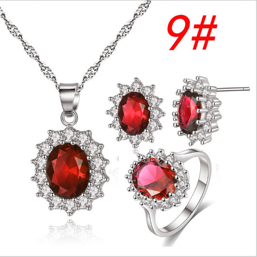 Conjunto de Joyas Girasol: Collar, Anillo y Aretes para Novia - Image 12