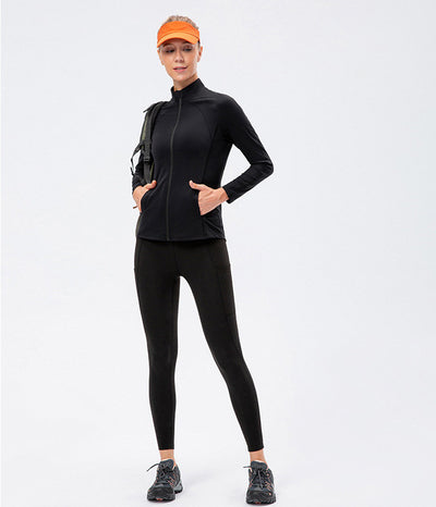 Chaqueta Deportiva Slim Fit para Yoga y Entrenamiento