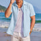 Camisa Texturizada de Color Sólido para Hombre