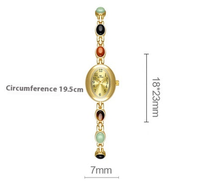 Pulsera de Jade Natural Multicolor Fu Lu Shou - Abundancia y Protección - Image 10