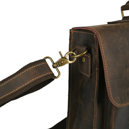 Bolso Crossbody para Laptop de Cuero Premium con Asa Simple - Image 18