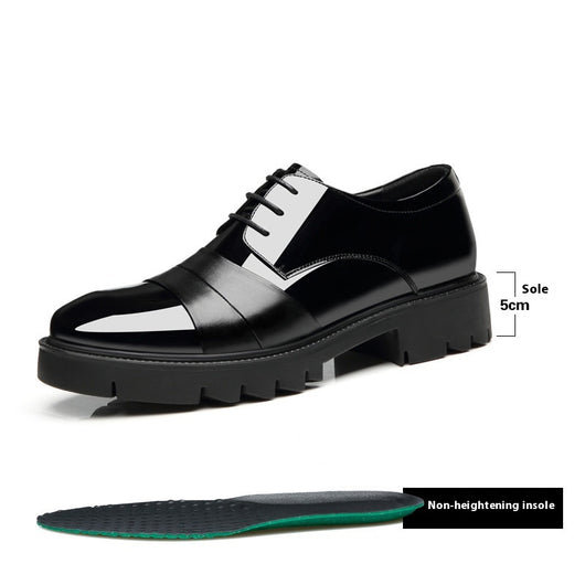 Zapatos Formales con Alzas Internas 10cm - Cuero Brillante Premium para Hombre - Image 8