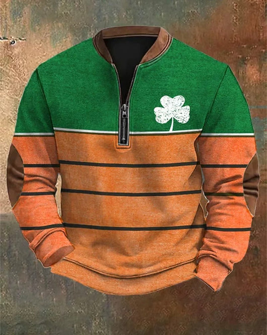 Sudadera con Cierre Estampado 3D Digital para Hombre - Primavera y Otoño - Image 11