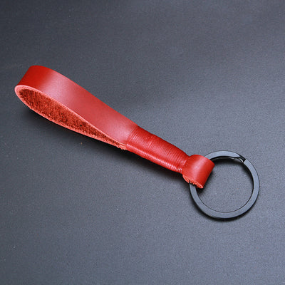Llavero de Cuero Genuino con Diseño Minimalista