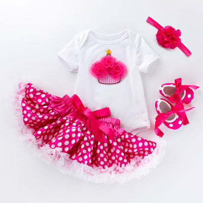 Conjunto Falda Tutú para Niñas - Algodón Premium de Manga Corta - Image 6