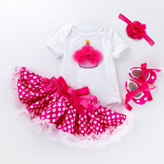 Conjunto Falda Tutú para Niñas - Algodón Premium de Manga Corta - Image 6