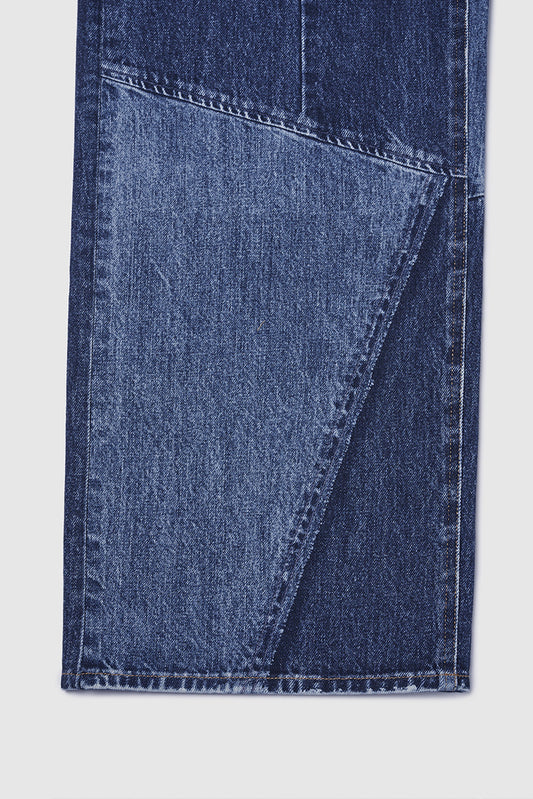Jeans Patchwork con Estampado Digital para Hombre - Image 2