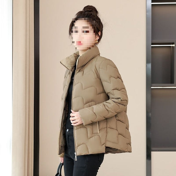 Abrigo Acolchado de Algodón Estilo Coreano para Mamás