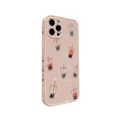 Funda para Celular con Diseño de Té con Leche Creativo y Moderno - Image 2