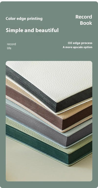 Cuaderno de Cuero Suave con Patrón Litchi - Image 41