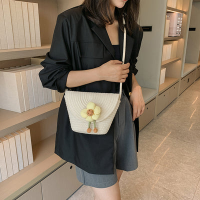 Bolsa de Paja con Flores para Mujer - Estilo Verano - Image 33