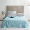 Edredón Lavable de Colores Sólidos para Cama Individual, Doble y Extragrande