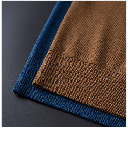 Suéter Base Cuello Alto Fino Versátil para Hombre - Image 22