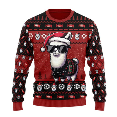 Suéter Navideño de Punto Grueso Manga Larga para Hombre - Image 14