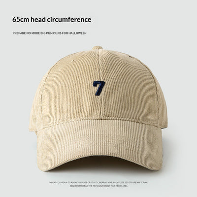 Gorra de Béisbol Pana Ancha Elegante y Versátil para Hombre - Image 9