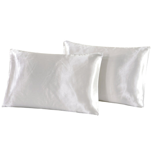 Funda de Almohada de Seda Sintética Color Liso Verano - Image 9