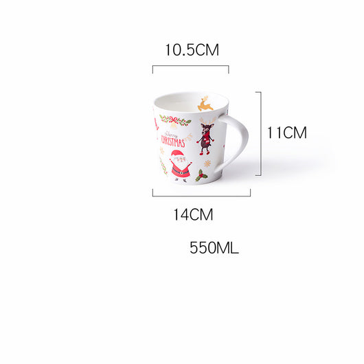 Taza Navideña Grande de Cerámica para Hombre - Image 14