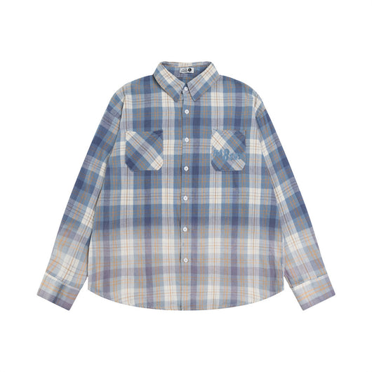 Camisa de Manga Larga con Degradado de Color para Hombre - Image 15
