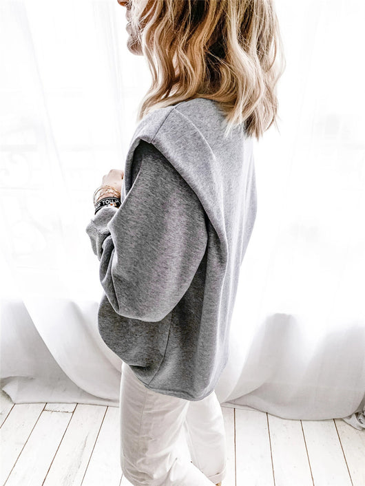 Sudadera Acolchada de Manga Larga para Otoño e Invierno - Diseño Holgado y Cómodo - Image 19