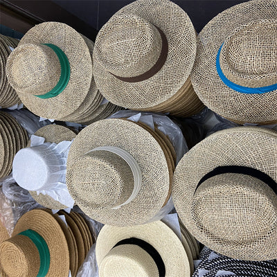 Sombrero de Paja Retro Británico para Mujer con Ala Plana - Image 22